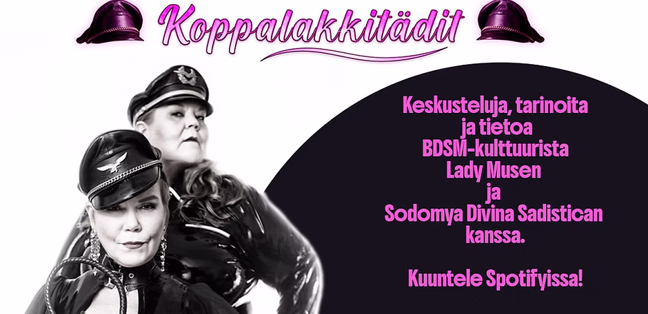 Koppalakkitädit podcast banner